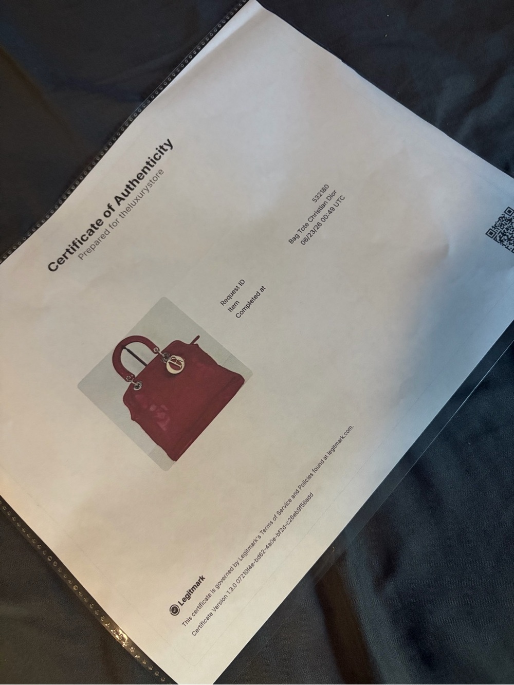 Dior Burgundy Leather Satchel with Silver Hardware - Picture 9 of 9